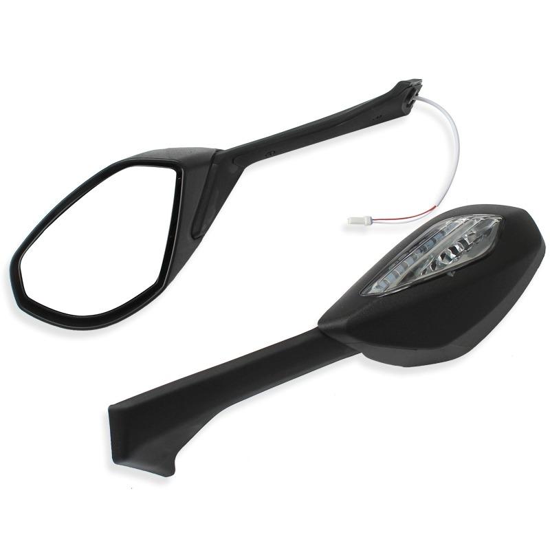 For Ducati Panigale V4 V4 S V4S 2018-2023 V2 2020-2023 Motorcycle Rearview Mirrors Rear View Foldable LED Turn Signals Light