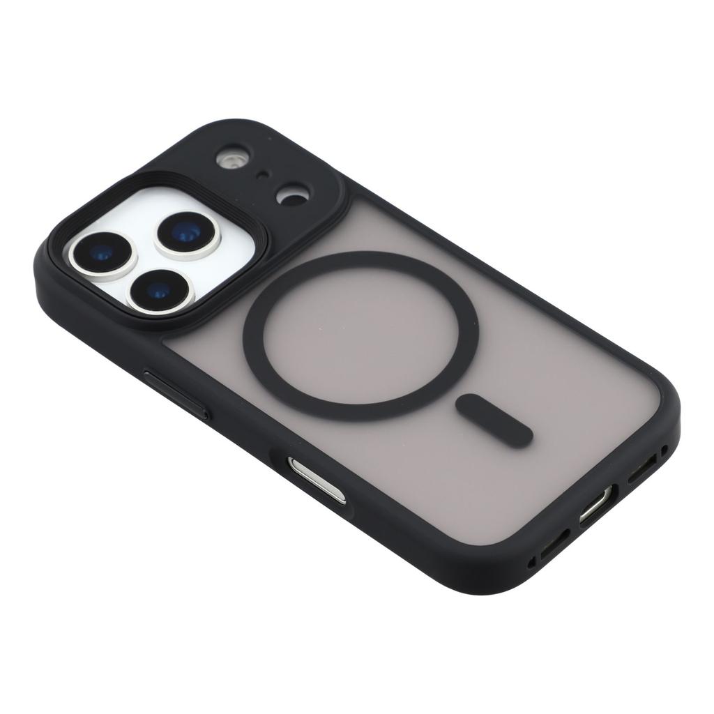 For iPhone 17 Pro Case Compatible with MagSafe TPU+PC Rubberized Finish Phone Cover