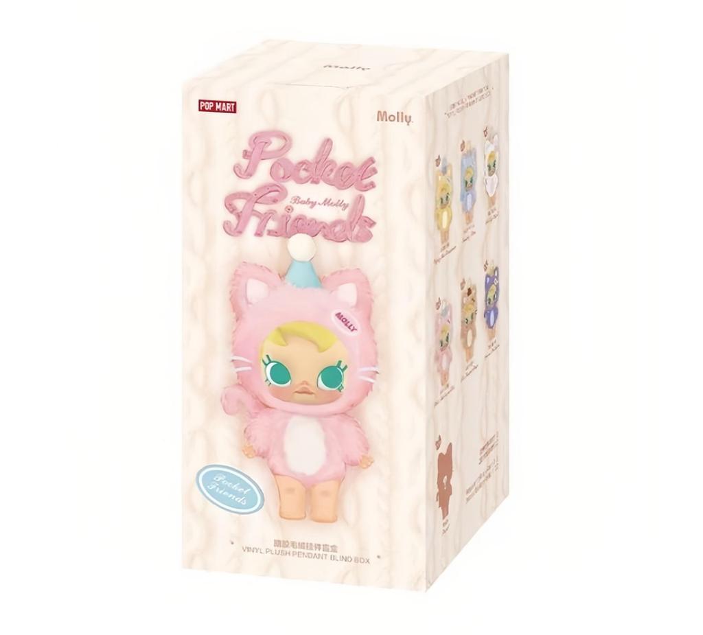 POP MART Baby Molly Pocket Friends Series – Soft Vinyl Blind Box (Single Box / Full Set of 6)