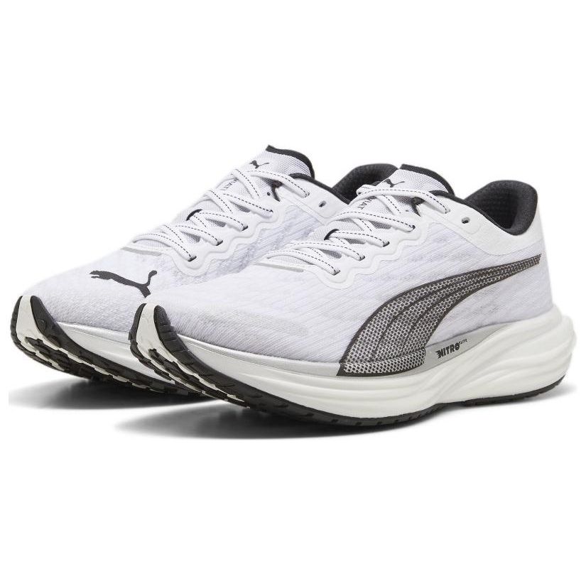 Puma Deviate Nitro 2 Weiß Schwarz Herren Sneaker Silber 376807-22