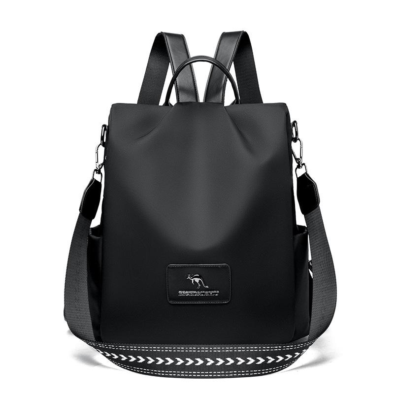 

Рюкзак, Модный, Повседневный, Легкий школьный рюкзак, Дорожный женский рюкзак большой вместимости чёрный