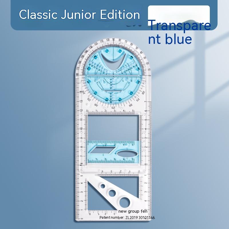 Rotatable Fast Drawing Template Ruler Professional Geometry Protractor Mathematics Drafting Tools Student Stationery Supplies