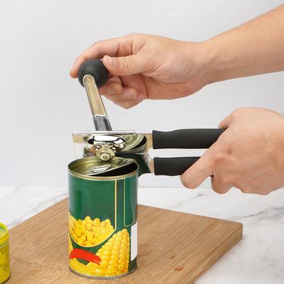 Manual Can Opener Stainless Steel Hand Crank Bottle Opener Heavy Duty Senior-Friendly Kitchen Gadgets