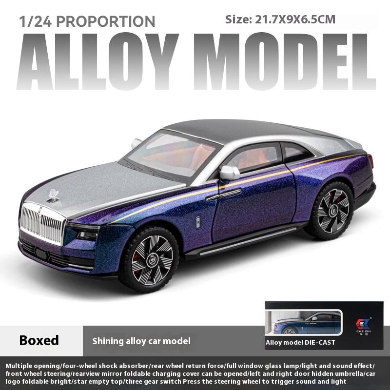 1:24 Rolls Royce Spectre Alloy Diecast Model Car Sound & Light Collection Gifts Christmas Present For Boyfriend Birthday Gifts