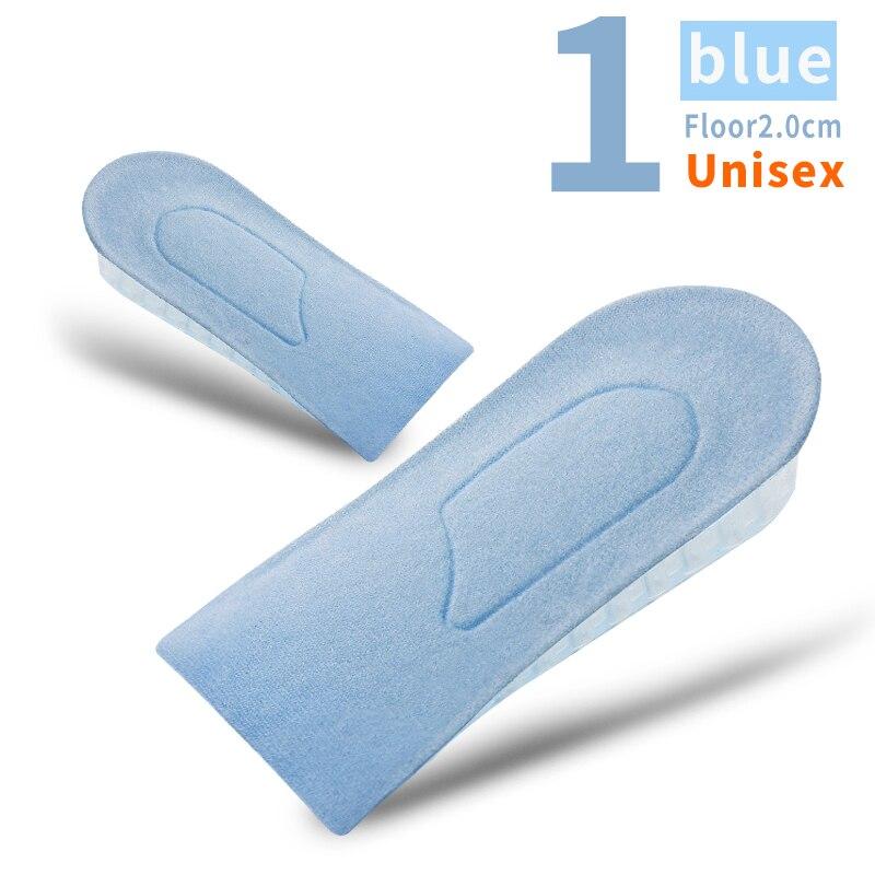 1 Pair Invisible Height Increase Insoles for Women Men Half Insole 3-Layer Air Up Lifts Elevator Shoes Pad Heel Lifting Inserts