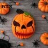 Durable Halloween Party Mask Pumpkin Face Mask, Scary Lantern Ghost Breathable Horror Costume Props for Secret Room Games Classic Decoration