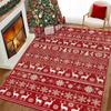 Christmas Anti-Slip Floor Mat - Fully Padded In Living Room, Printed Pattern for Bedroom Side Mat, Home Decoration