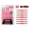 10pcs 18in1 Double-ended Screwdriver Non-Slip Handle Screwdriver Kit Screwdriver Set  Repair Tools