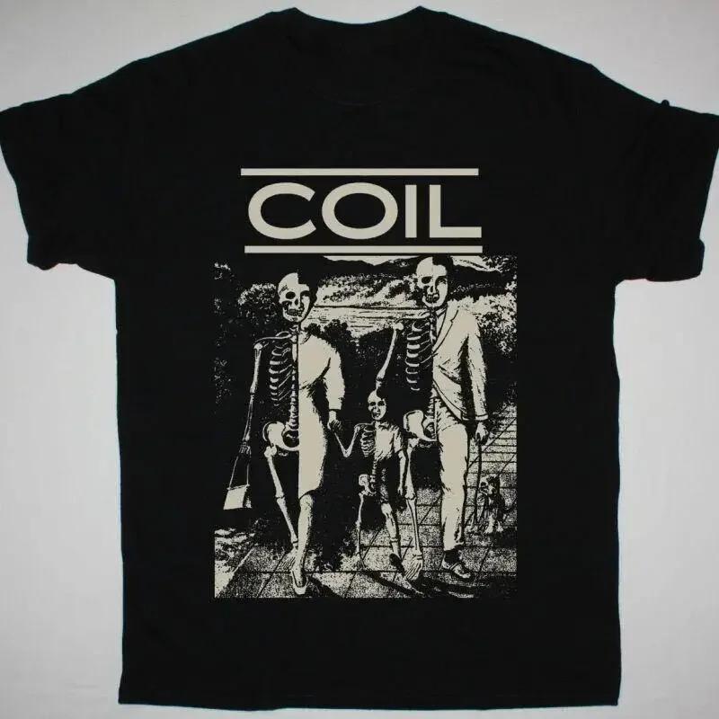 Coil Band Music Lover Heavy Cotton Black All Size T Shirt