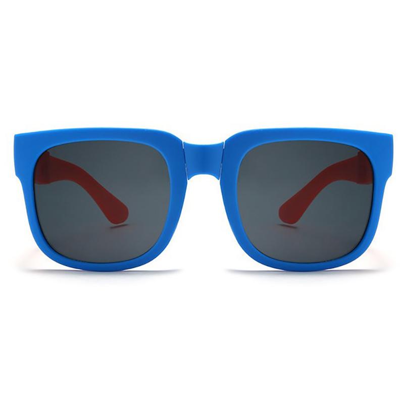 Kids Outdoor Foldable Sunglasses Baby Boys Girls Travel Goggle Shades Eyewear Vintage Square Frame Uv Sun Glasses For Children