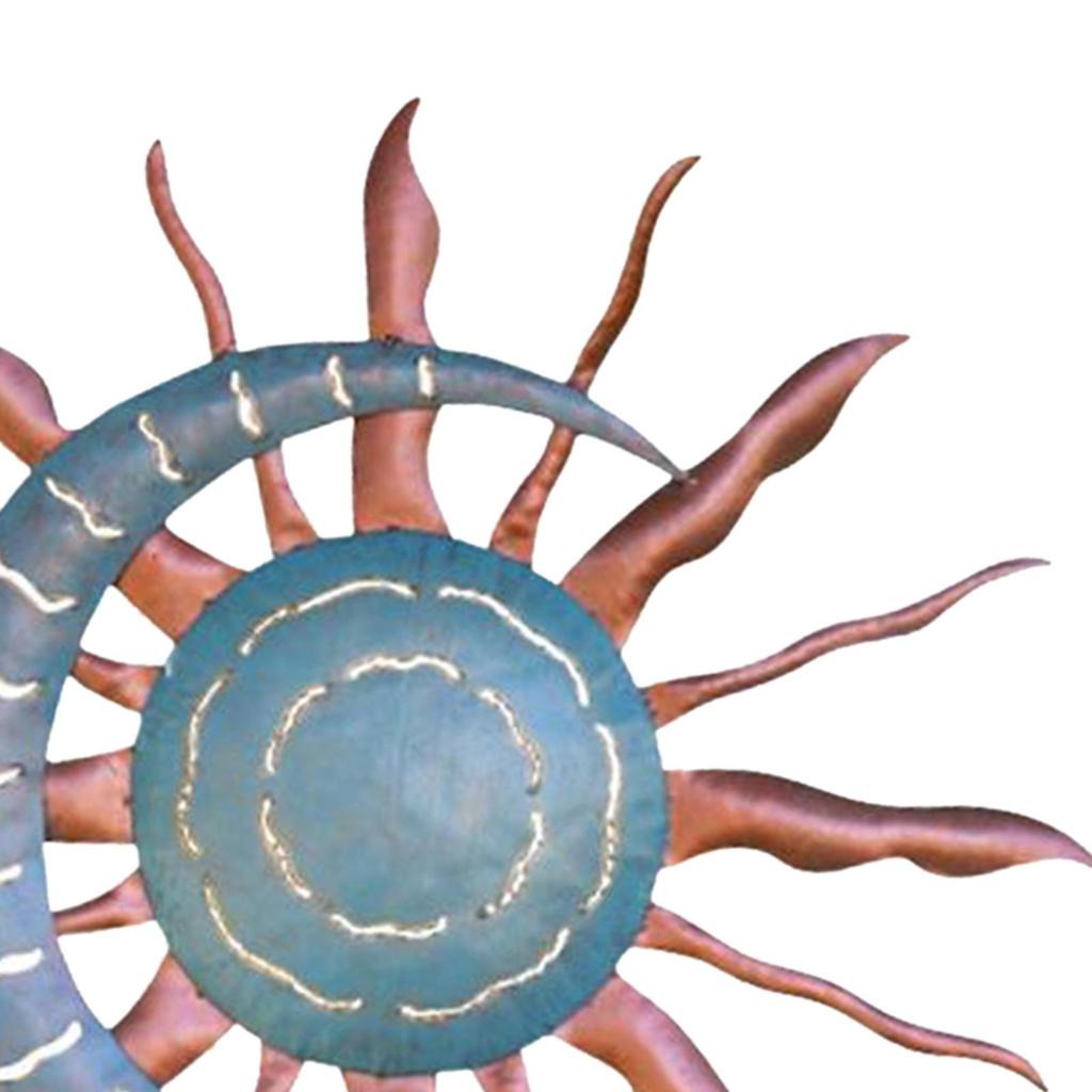 Moon Sun Wall Decoration Festival Gifts Wall Sculpture for Room Home Bedroom