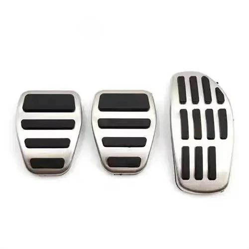 

For Dacia Jogger 2021 2022 2023 Accessories Stainless Steel Car AT/ Accelerator Brake Pedals Gas Clutch Cover Pads