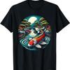 Koi Carp Nishikigoi Fish Cherry Blossom T-Shirt(10)