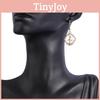 Trend Alloy Fashion Rhinestone Angel Dangle Earrings For Womens Casual Style
