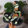 Fashion 2025 Summer New Women's Sports Sandals Multifunctional 6CM Thick Bottom Trend Sandals Fashion Comfortable Beach Women's Shoes