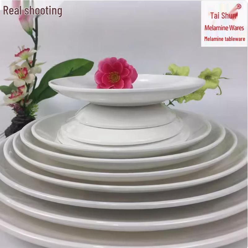 TaiShun Melamine Round Dinner Plate