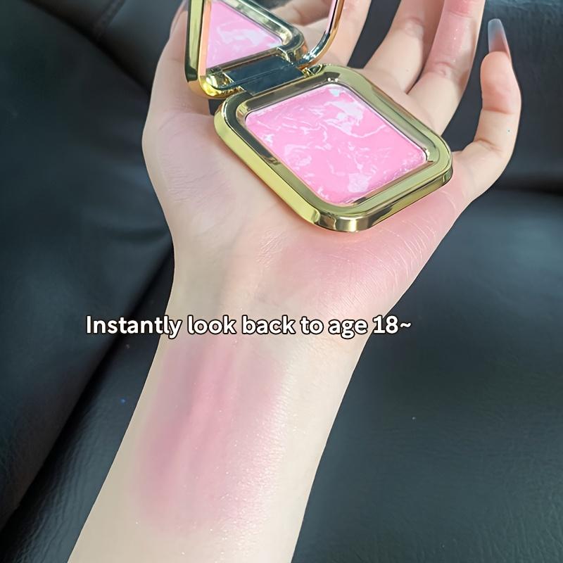 Single Matte Blush Palette for Women Subtle, Low Saturation Purple Matte Finish, Highlighting and Enlarging Shade, Satin Finish