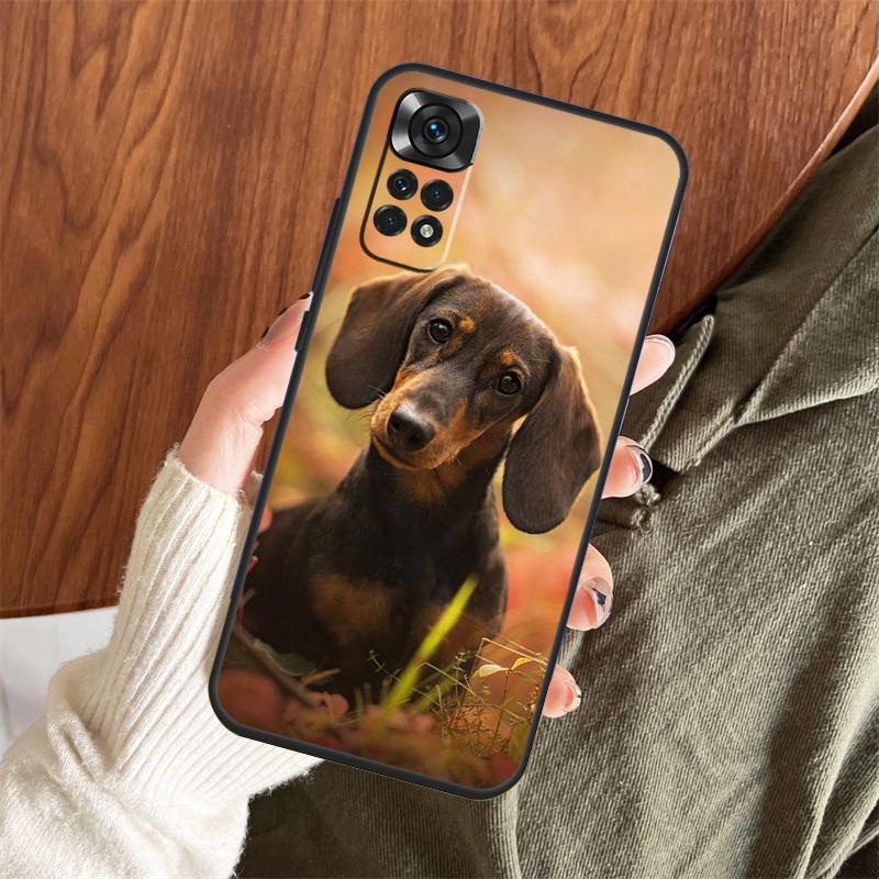 Dachshund Dog Case For Xiaomi Redmi Note 14 Pro 13 12 11 10 15 Pro Plus Redmi 13 C 15 10C 12C 14C 15C Cover