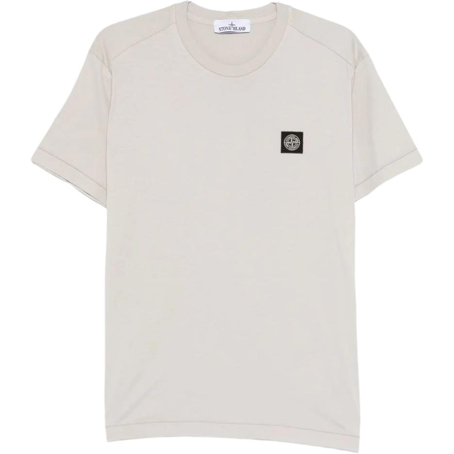 STONE ISLAND Crew Neck Short Sleeve Solid T-Shirt Men Tops L1S152100027S0013-V0061