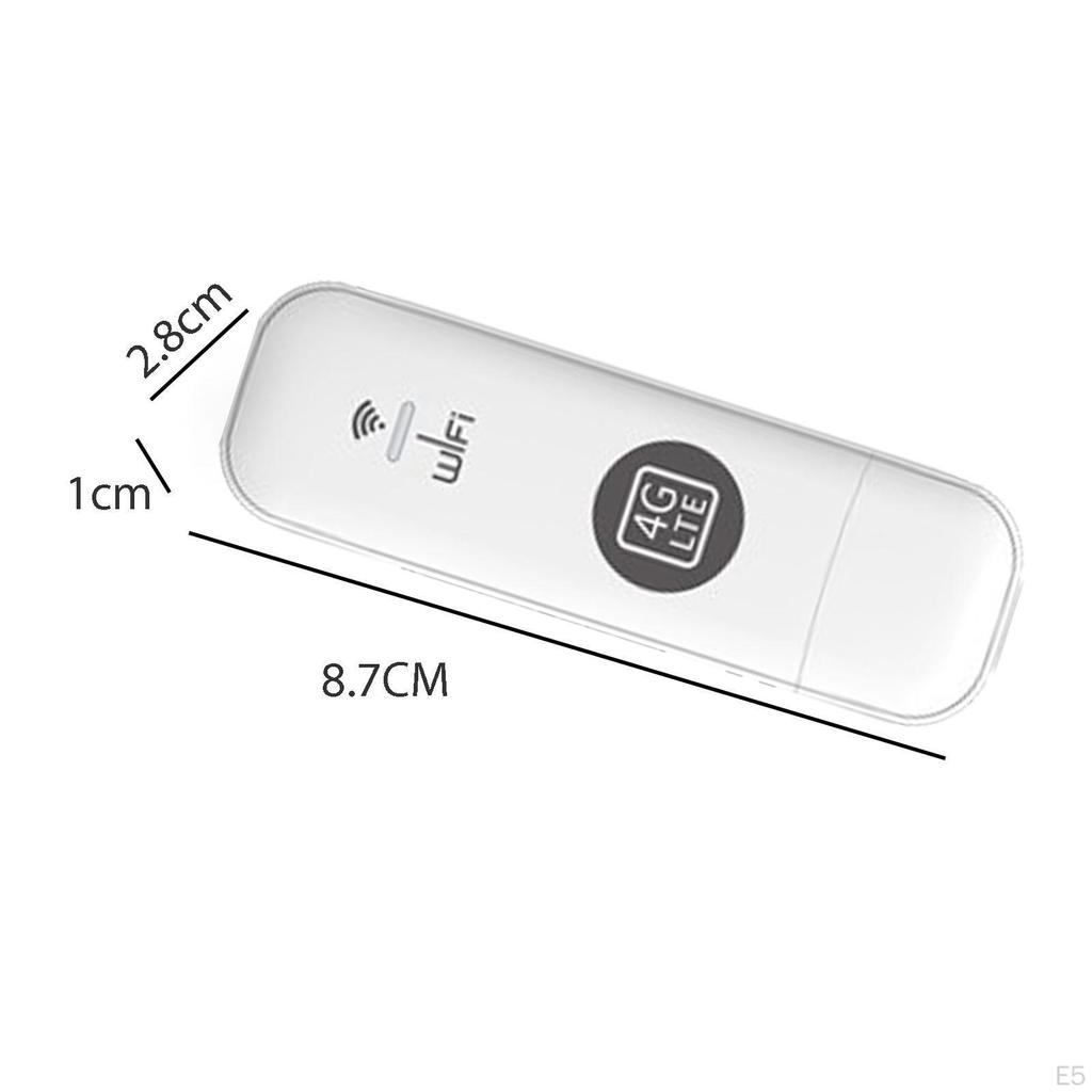 4G LTE USB WiFi Modem Router Network Adapter High Speed Supports 8 Device Connections European