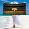 Barcelona SC Print Beach Towel, Large Soft Quick Dry Towel for Beach Camping Swimming