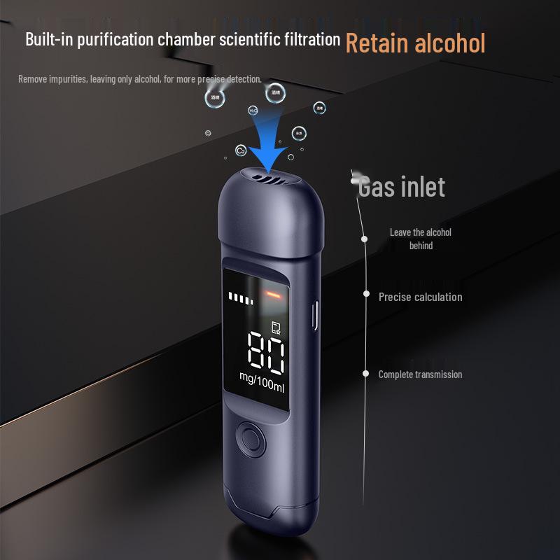 High-Precision Breathalyzer Alcohol Tester for Traffic Safety