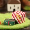 Ornement d'aquarium en résine pour sapin de Noël, boîte cadeau, décoration d'aménagement paysager de Noël