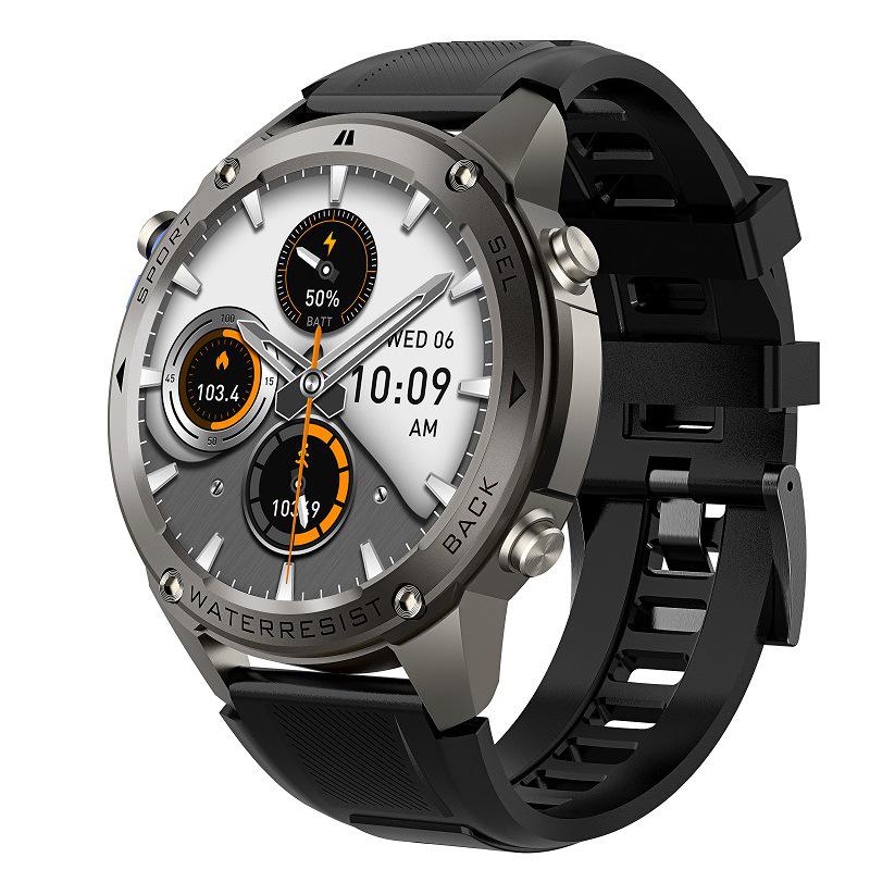 DM52 Smartwatch: Waterproof IP68, Bluetooth Calls, GPS Sport Tracker, Swimming-Compatible