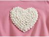 Girls' 2025 Autumn Heart Design Loose Pullover Top