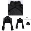Lolita Gothic Cosplay Shawl With Polyester Fabric For Cosplay Events And Stage Shows
