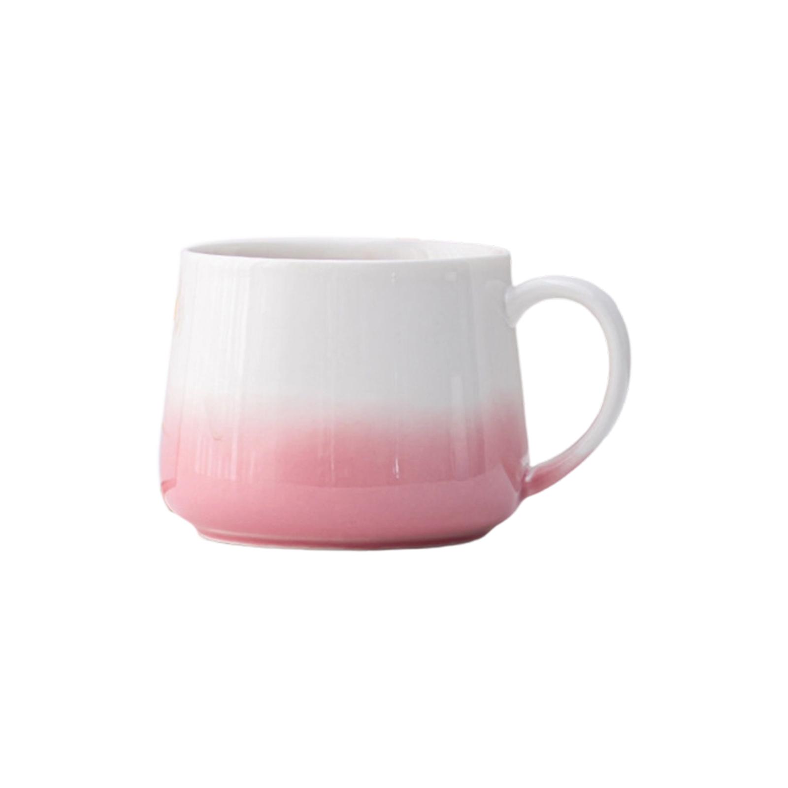 

Super Cute Cartoon Ceramic Water Cup - Hand-drawn Art Work For Girls, Featuring A Cute Design, Suitable For Household Use, And A Milk Cup. One Size