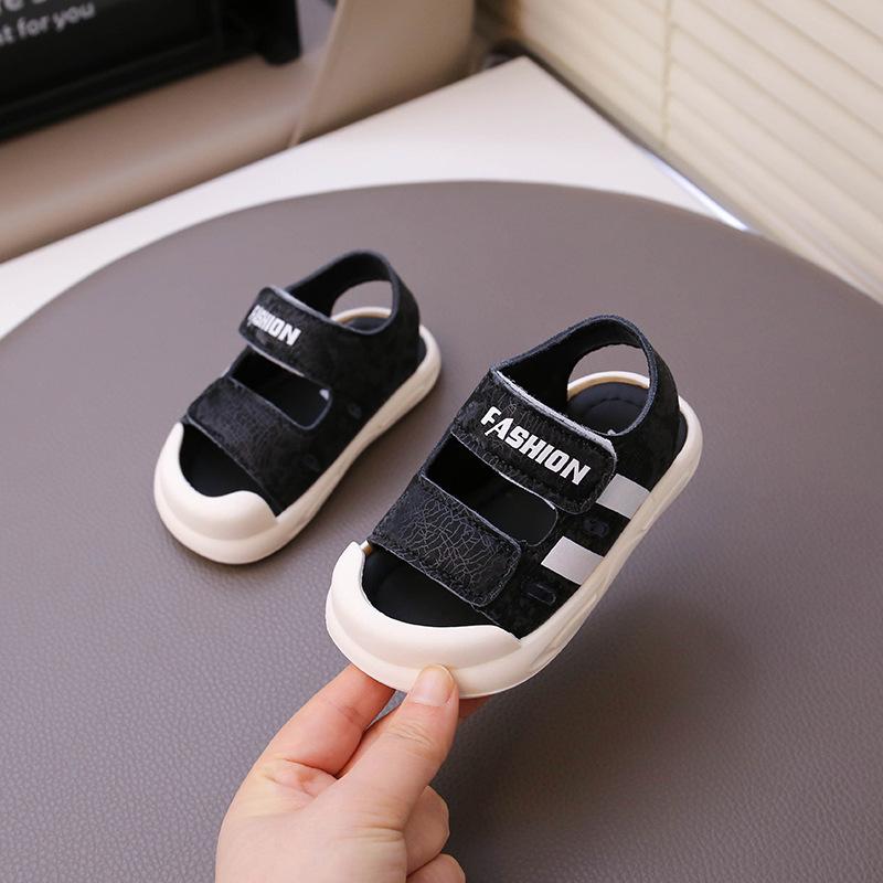 Boys and girls summer functional sandals children's beach shoes 1-2 years old soft sole non-slip anti-drop baby toddler shoes 3