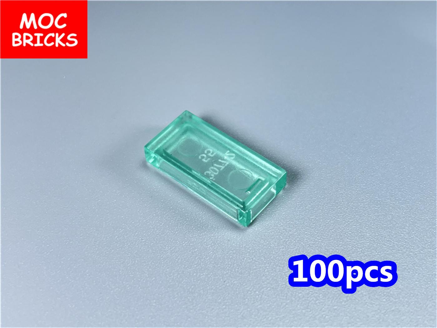

Non-Toxic 100Pcs/Lot Moc Bricks Trans Tile 1X2 3069 Ocean Lake Scean Educational Building Blocks City Model Building Blocks Dolls Kids Toy
