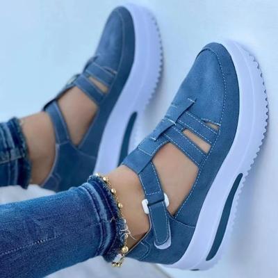 Women Sneakers Platform Casual Breathable Sport Design Vulcanized Shoes Wedges Fashion Female Footwear