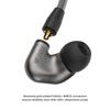 Sennheiser IE 600 Dynamic Wired Hall of Audiophile Amorphous Zirconium High Sound Isolation Earphones, In-Ear Type, [VGP Fame], High-End Earphones,