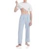 Cotton Pajama Loungewear Organic Relaxing Perfect for and Fall [HOME WAY] Men's 100% Pants, Bottoms, Lightweight, Cotton, Skin-Friendly, Breathable,