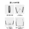Reading Portable Pocket Senior Glasses with Dedicated Cord H6077 [Henghao] Glasses, Whistle-Shaped, Neck-Worn, Ultra-Compact, Stylish, Loop, (1.50,