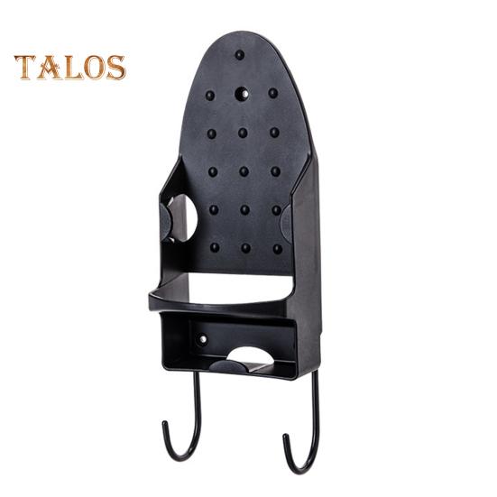 

Настенная вешалка для электрического утюга с двумя крючками, прочная универсальная, для прачечной, многофункциональная, держатель для гладильной доски, органайзер, стойка для хранения чёрный