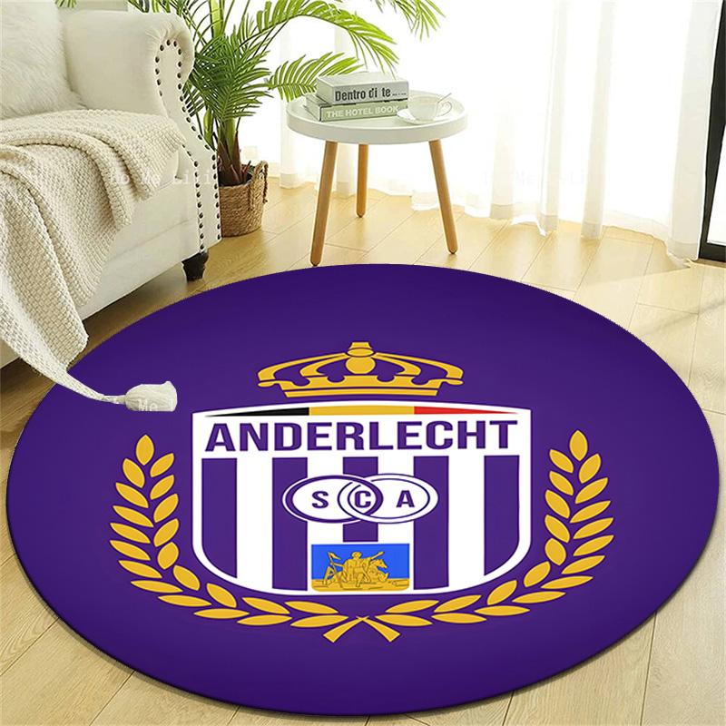 1pc Football Team (54) Design Printed Area Round Carpet for Bedroom Living Room Home Decor Rugs Mat Non Slip Mat Rug for Bedside
