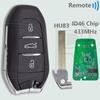 DR ID46/4A PCF7945/53 433MHz Proximity Car Remote Key For Peugeot 208 301 308 508 3008 5008 Citroen C3 C4 C4L C5 Picasso DS5 DS6