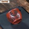 170ml Yixing Zisha Lucky Chicken Teacup Japanese Tea Bowl Tea Cup Set Tea-tasting Meditation Cup Jianzhan Master Cups Drinkware