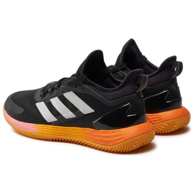 Adidas Adizero Ubersonic 4 Cushioning Slip Resistant Breathable Lightweight Low top Tennis Shoes Men's Black White IF0457
