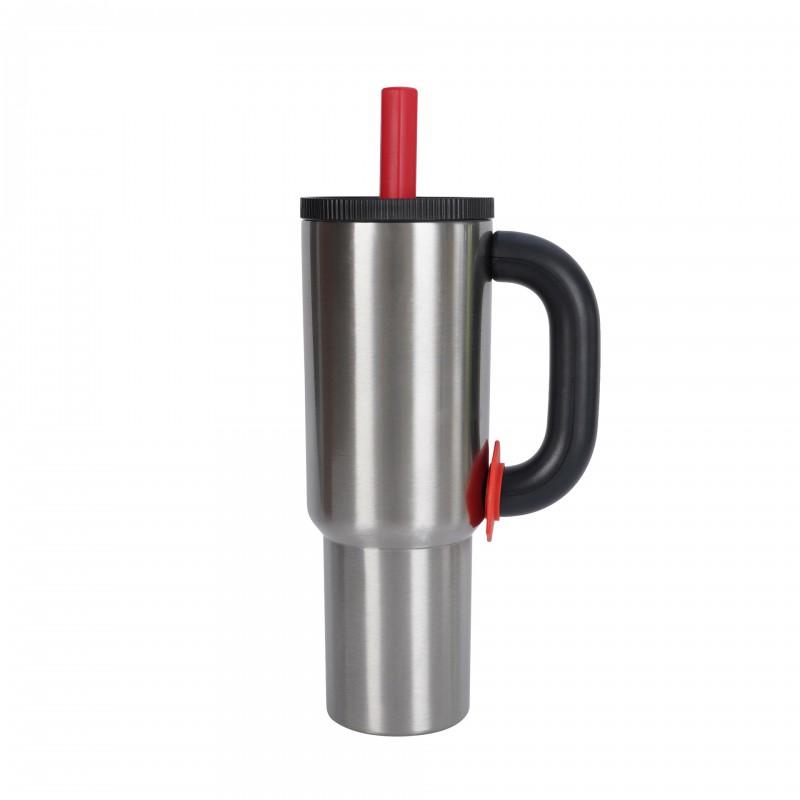 40oz Edelstahl Isolierte Reisebecher mit Griff Vakuum Thermoskanne Auto Büro Outdoor Nutzung