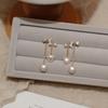 2024 High-End Pearl Stud Earrings: French Light Luxury Style for Women