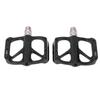 MEROCA Bicycle Pedals Mountain Bike Aluminum DU Bearing Pedals for Road Bikes RX2 Black
