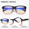 CARASUMA Men Women Blue Light Blocking Computer Glasses Rectangle Lenses Anti Blue Ray Eyeglasses Work Students Eyewear