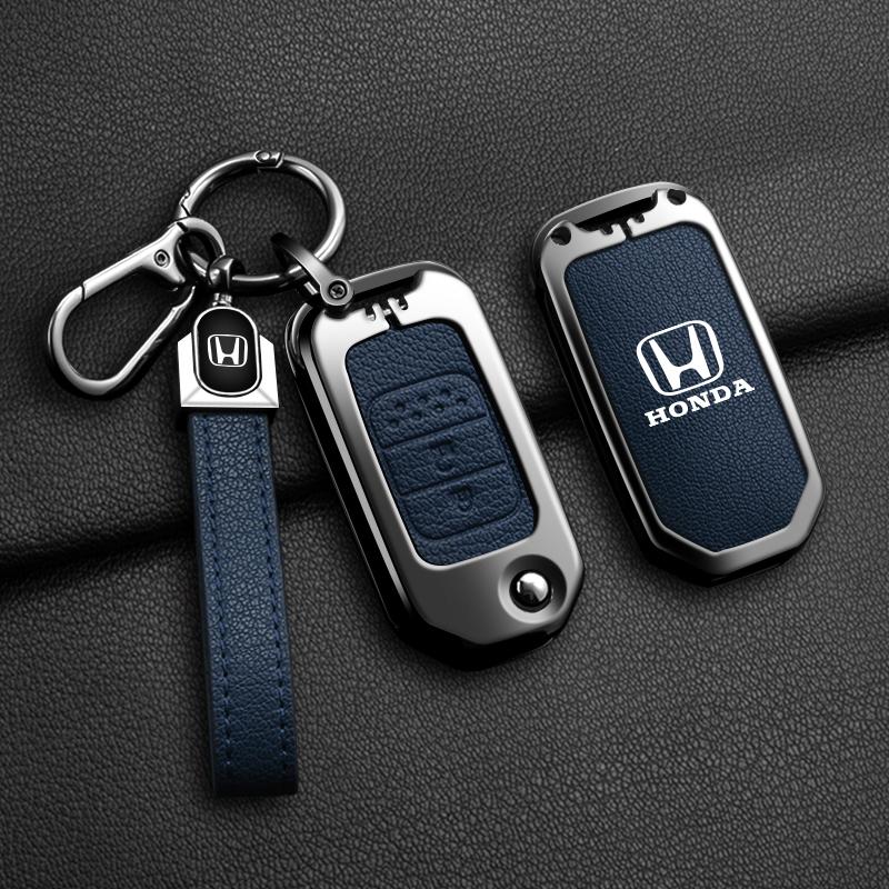 Car Smart Remote Key Fob Case Cover For Honda Civic Accord City Odyssey CR-V XR-V HR-V Vezel Jade Jazz Crider Auto Accessories