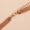 Elegante mehrschichtige Quasten Halskette Körperkette Halsband für Damen Mehrschichtige Halskette für Party/Club