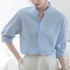 Shop   Women S Work blouSe Shaping Mandarin Collar 3 4 Sleeve Won Wbl Wfi1znk