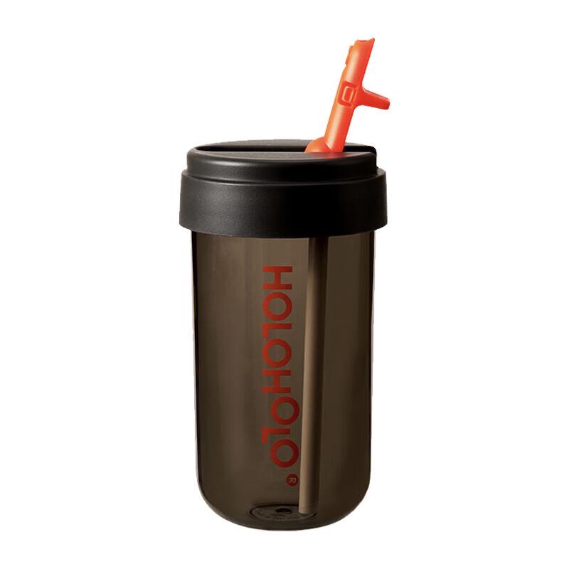 HOLOHOLO 450ml Summer Straw Water Bottle